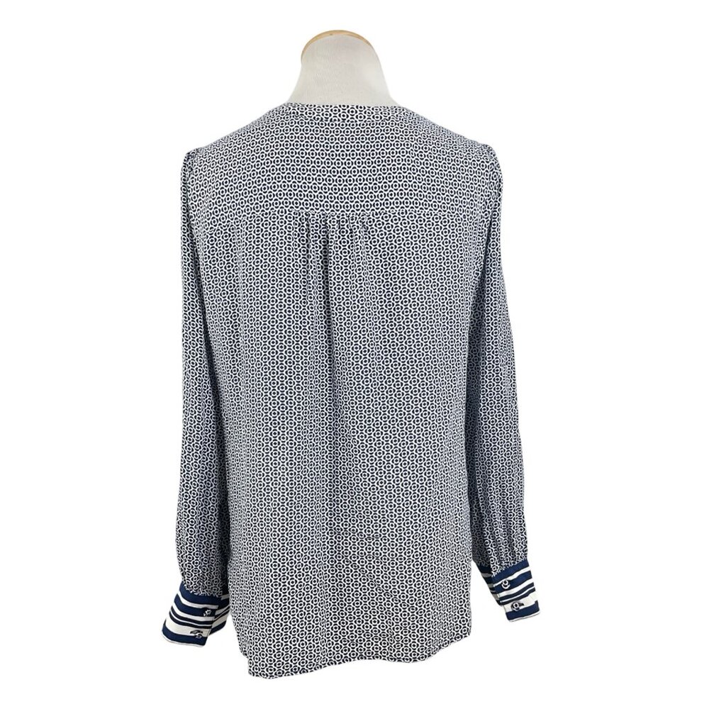 Talbots Blouse Size Large Button Down Top Shirt G… - image 4